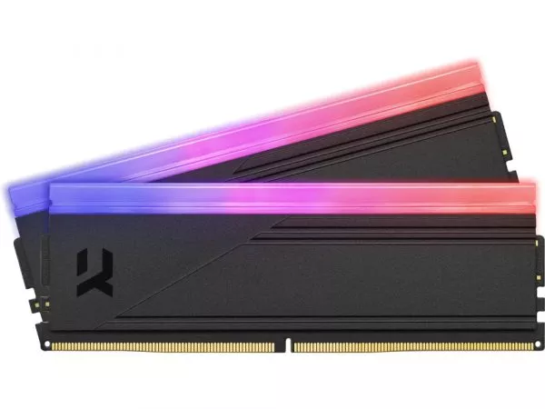 64GB (Kit of 2*32GB) DDR5-6000 GOODRAM IRDM RGB DDR5 DEEP BLACK (Dual Channel Kit), PC48000, CL30, Latency 30-38-38-76, 1.35V, 2048x8, Intel XMP3.0 фото