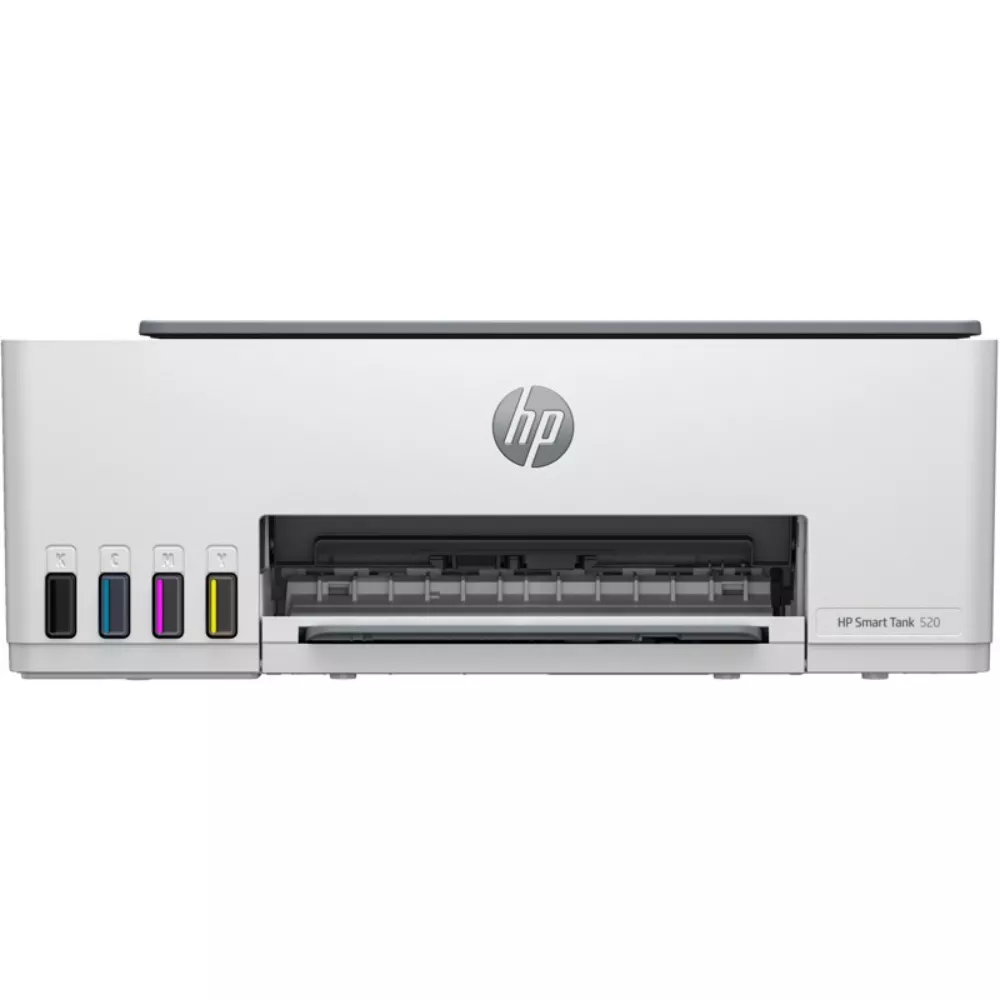 MFD CISS HP Smart Tank 520, White/Gray, A4, Colour Print/Scan/Copier/ Wi-Fi up to 12ppm/5ppm black/color, up to 4800x1200 dpi, Scan 1200 x 1200, Up t фото