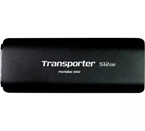 M.2 NVMe External SSD 512GB Patriot Transporter Portable SSD, USB 3.2 Gen 2, Sequential Read/Write: up to 1000 MB/s, Light, portable and compact, Dua фото