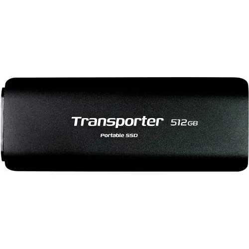 M.2 NVMe External SSD 512GB Patriot Transporter Portable SSD, USB 3.2 Gen 2, Sequential Read/Write: up to 1000 MB/s, Light, portable and compact, Dua фото