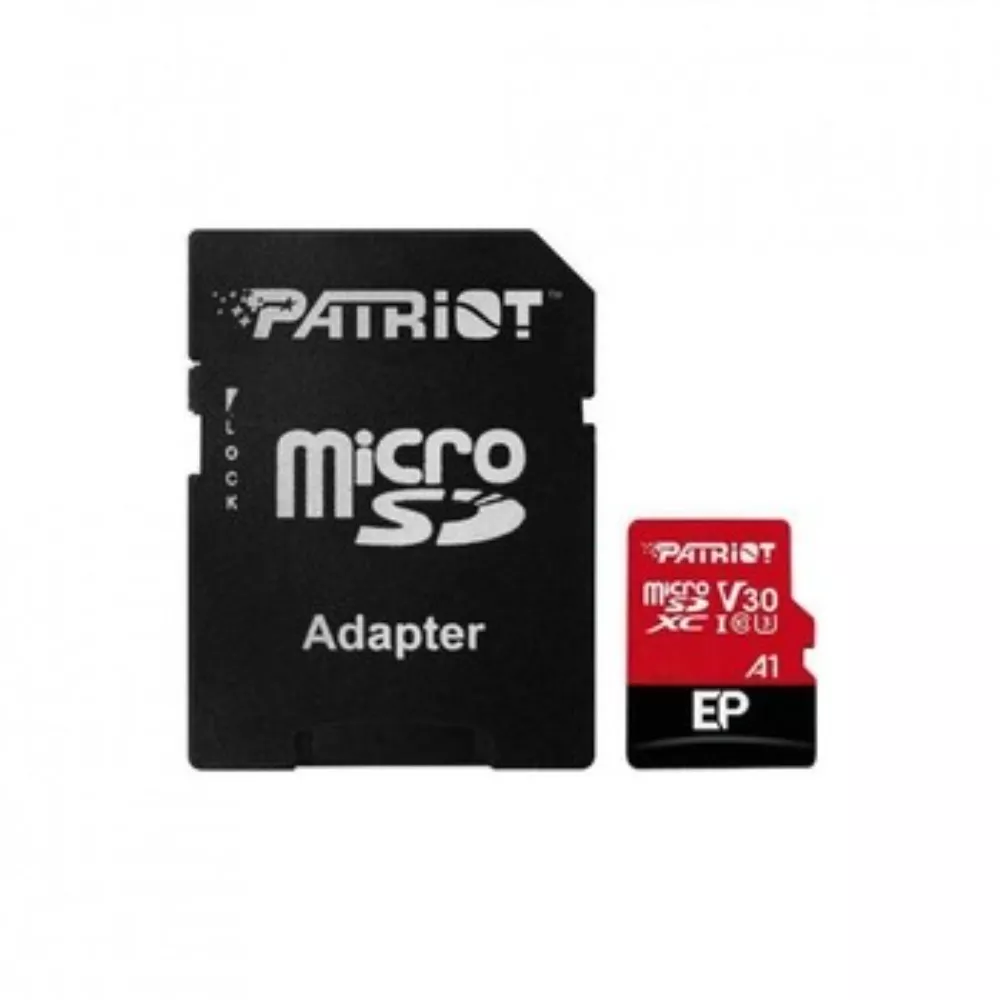 1.0TB microSD Class10 UHS-I A1 (V30) SD adapter Patriot LX Series microSD, Read: 90Mb/s, Write: 80Mb/s фото