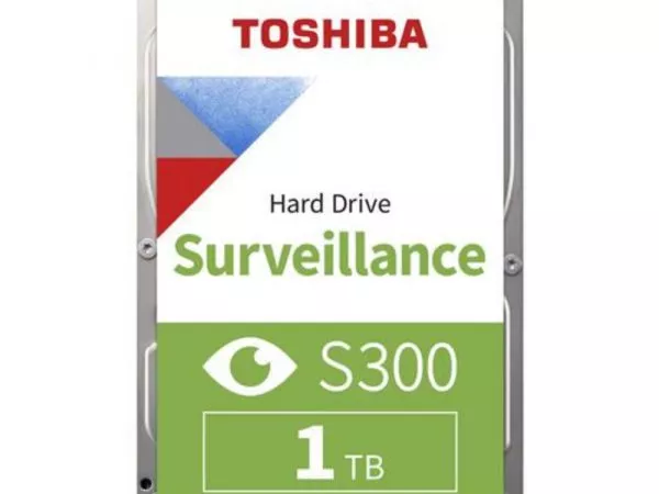 3.5" HDD 1.0TB Toshiba HDWV110UZSVA S300, Surveillance, CMR Drive, 24x7, 5700rpm, 64MB, SATAIII фото