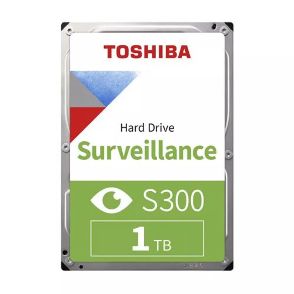 3.5" HDD 1.0TB Toshiba HDWV110UZSVA S300, Surveillance, CMR Drive, 24x7, 5700rpm, 64MB, SATAIII фото