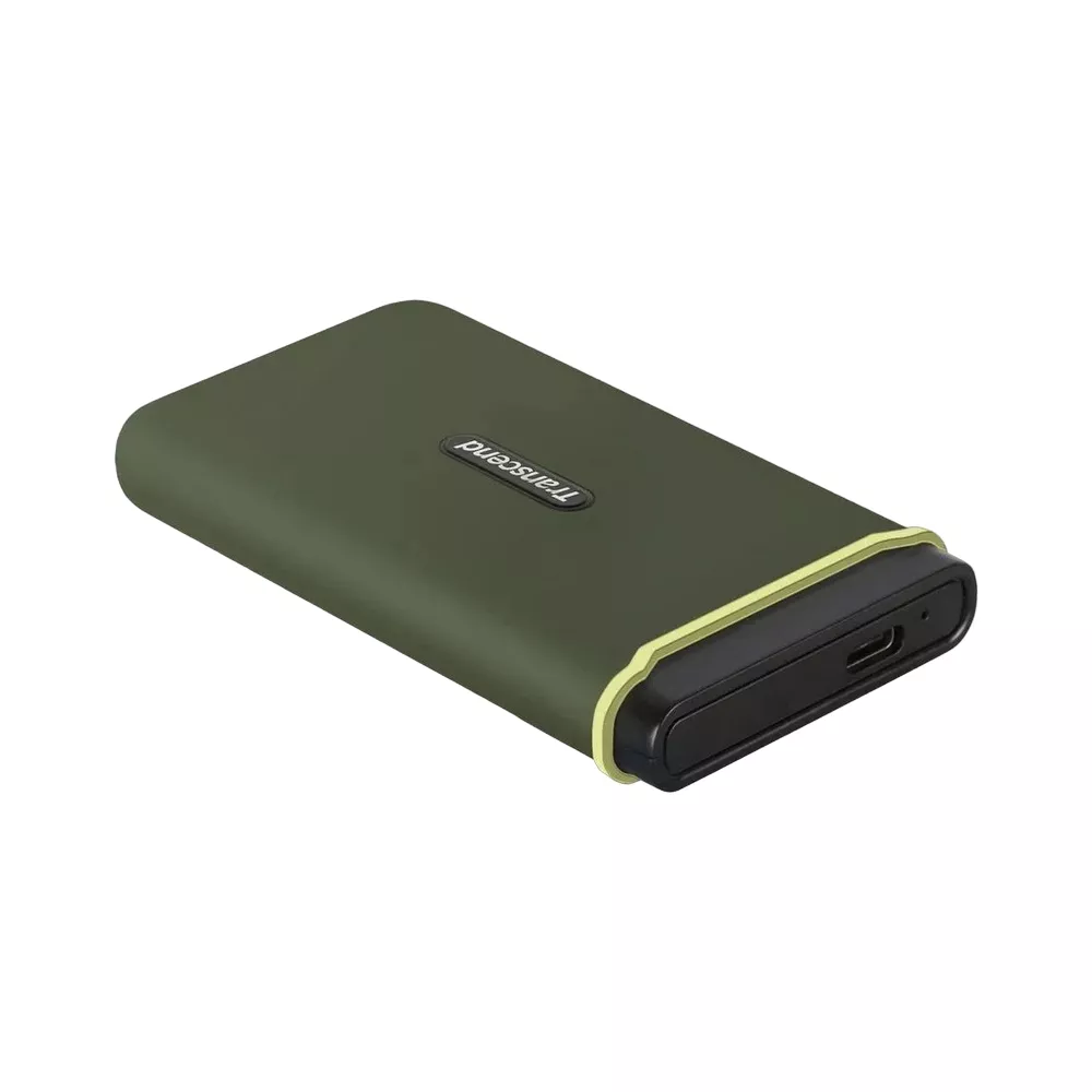 500GB Transcend Portable SSD ESD380C Military Green, USB-C 3.2 (96x54x12mm, 75g, R/W:2K/2K MB/s) фото
