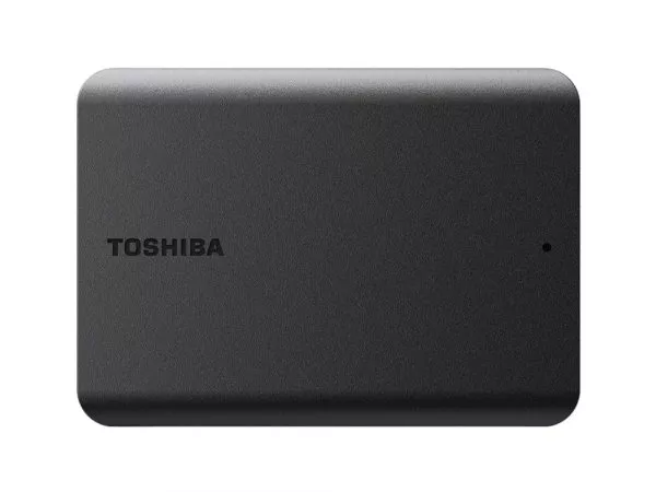 209926 1.0TB 2.5" Toshiba Canvio Basics 2022 External Hard Drive (HDTB510EK3AA)", Black