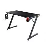 Trust Gaming RGB Desk GXT 709 LUMINUS,120x60cm, FSC®-certified wood with anti-scratch top layer with carbon look, edge-integrated RGB LED lighting, on фото