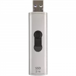 2.0TB Transcend Portable SSD ESD320A Silver, USB-A 3.1 10Gbps, Metallic Capless/Slider (68.2x19.7x9.5 mm, 26g, R/W:1050/950 MB/s, 3D-NAND flash) фото