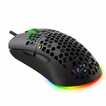Gaming Mouse Havit MS1036, 1200-7200dpi, 7 buttons, Ergonomic, Programmable, RGB, 83g, 1.6m, USB, Black фото
