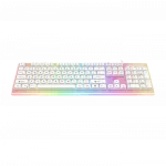 Gaming Keyboard Havit KB876L, Mechanical, Fn keys, 26-Anti-Ghosting, RGB, 104 Keys, 8M, 1.5m, USB, EN, White фото