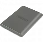 1.0TB Transcend Portable SSD ESD360C Gray, USB-A/C 3.2 (77x55.7x9.6mm, 41g, R/W:2000/2000MB/s, MIL-STD-810G) фото