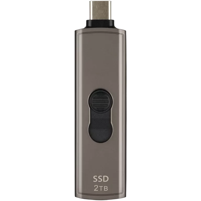 2.0TB Transcend Portable SSD ESD330C Brown, USB-C 3.1 10Gbps, Metallic Capless/Slider (64.1x19.7x9.5 mm, 23g, R/W:1050/950 MB/s, 3D-NAND flash) фото