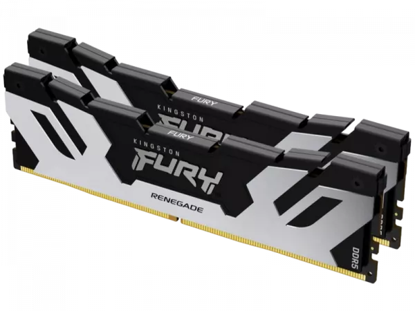 64GB DDR5-6400MHz Kingston FURY Renegade (Kit of 2x32GB) (KF564C32RSK2-64), CL32-39-39, 1.4V, Black/Silver фото