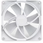 PC Case Fan NZXT F140 RGB Core, 140x140x26mm, <34.48dB, 90.79CFM, 500-1500RPM, FDB, 4 Pin, PWM, RGB, 8 LED, White фото