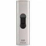 .512GB Transcend Portable SSD ESD320A Silver, USB-A 3.1 10Gbps, Metallic Capless/Slider (68.2x19.7x9.5 mm, 26g, R/W:1050/950 MB/s, 3D-NAND flash) фото