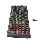 Gaming Keyboard Havit KB874L, Mechanical, Blue SW, All keys roll-over, 67 Keys, 50M, RGB, 1.8m, USB, EN, Black фото