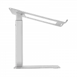Notebook Riser Gembird NBS-D1-02, up to 15.6'', Aluminum, Silicone pad, up to 5kg, Height adjustment range: 225 ~ 380 mm, Silver фото