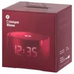 YNDX-00020R_RED Yandex Station MINI (Clock) with Alisa, Red