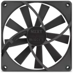 PC Case Fan NZXT F140Q, 140x140x26mm, 18.7-23dB, 42.92-101CFM, 500-1200RPM, FDB, 4 Pin, Black фото