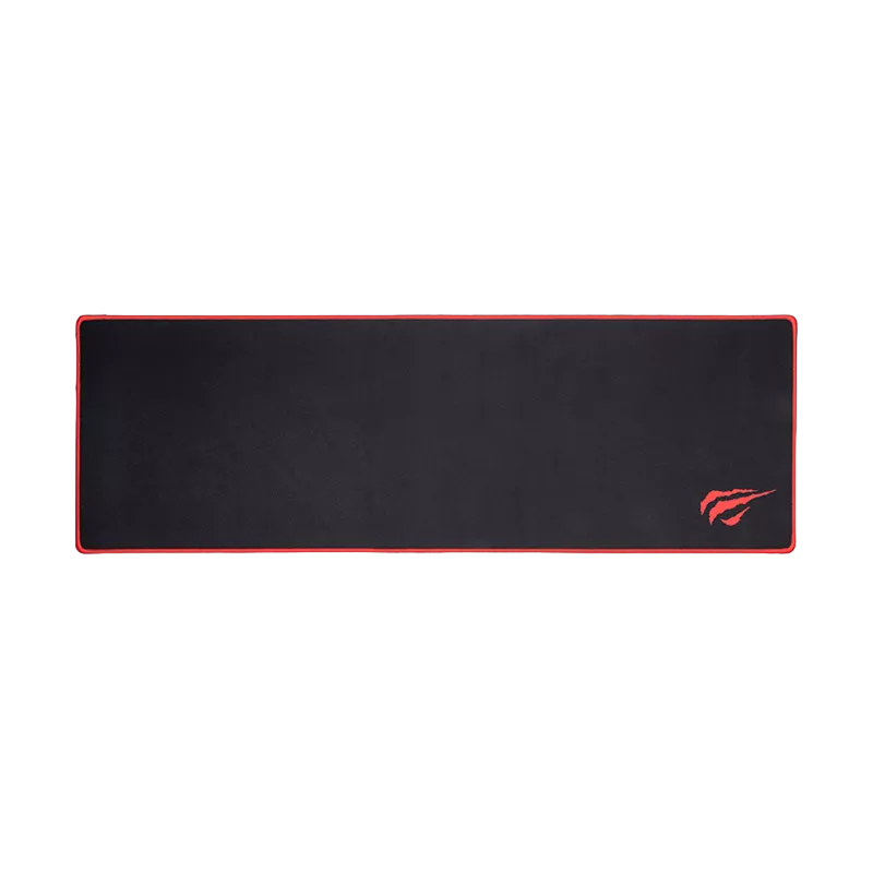 Gaming Mouse Pad Havit HV-MP830, 900 300 3mm, Cloth/Rubber, Anti-fray stitchin, Black/Red фото