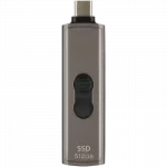 .512GB Transcend Portable SSD ESD330C Brown, USB-C 3.1 10Gbps, Metallic Capless/Slider (64.1x19.7x9.5 mm, 23g, R/W:1050/950 MB/s, 3D-NAND flash) фото