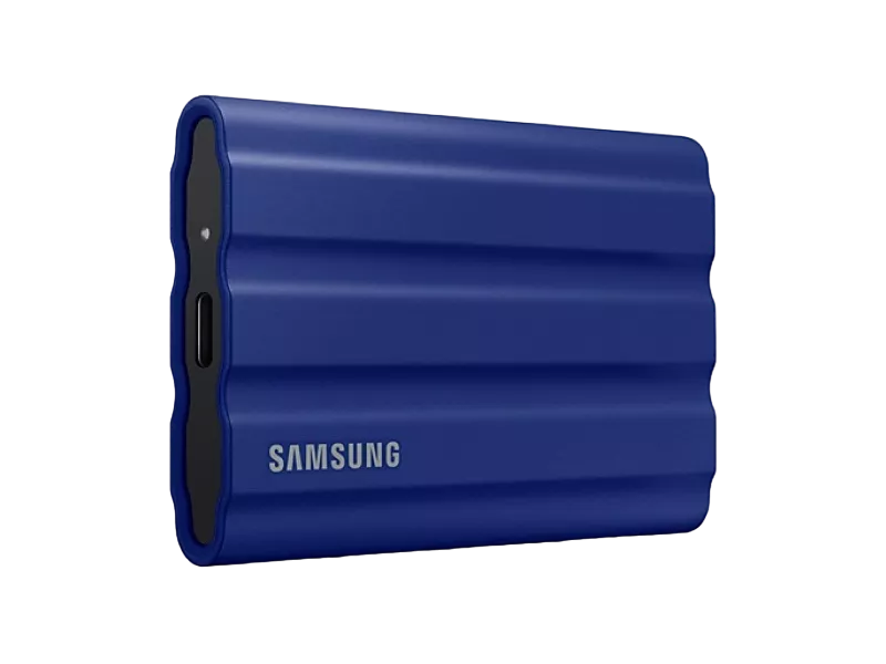 1.0TB Samsung Portable SSD T7 Shield Blue, USB-C 3.1 (88x59x13mm, 98g, R/W:1050/1000MB/s, IP65) фото
