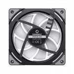PC Case Fan GAMEMAX FN12A-C8I, 120mm, ARGB, 31.21dB, 44.35 CFM, 800-1600RPM, Hydro Bearing, Black фото
