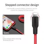 HOCO X21 Silicone type-c charging cable (1m), black＆red фото