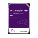 3.5" HDD 14.0TB-SATA-512MB Western Digital "Purple Pro (WD142PURP)", Surveillance, CMR фото