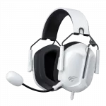 Gaming Headset Havit H2033d, 50mm driver, 20-20kHz, 20 Ohm, 121dB, 365g, Foldable, Leather Earmuffs, 2.2m, 3.5mm(4pin), White фото