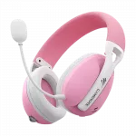 Gaming Wireless Headset Havit Fuxi-H1, 40mm driver, 20-20kHz, 17 Ohm, 106dB, 177g, 24h, 3.5mm BT 2.4Ghz, Pink фото