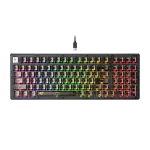 Gaming Keyboard Havit KB874L, Mechanical, Blue SW, All keys roll-over, 67 Keys, 50M, RGB, 1.8m, USB, EN, Black фото