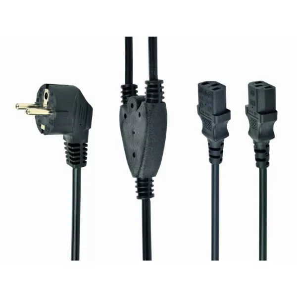 Power Cord PC-220V 2m Euro Plug, Y-cord 1.55m Y neck 0.45m 0.45m, PC-186-ML6C фото
