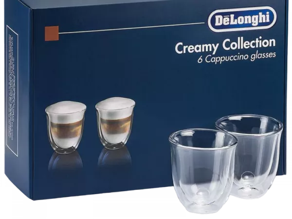 Glass cups De'Longhi 190ml 6pcs DLSC301 фото