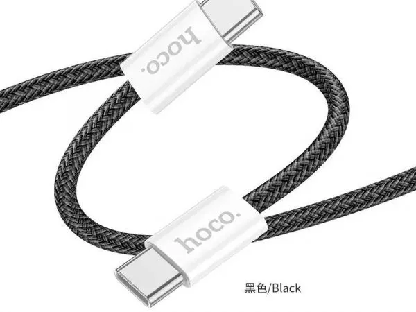HOCO X104 Type-C to Type-C Source 60W charging data cable (2m) black фото
